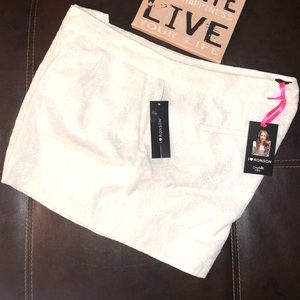 NWT 4” White Lace Shorts
